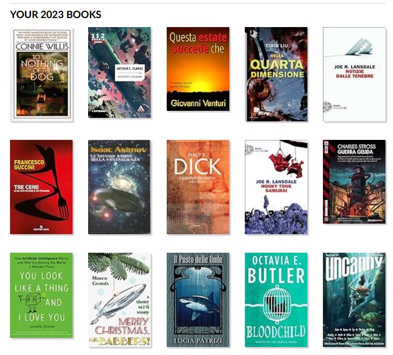 Libri letti nel 2023